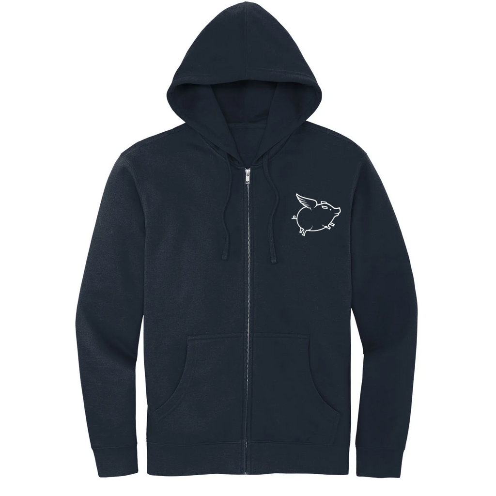 Black Zip Hoodie