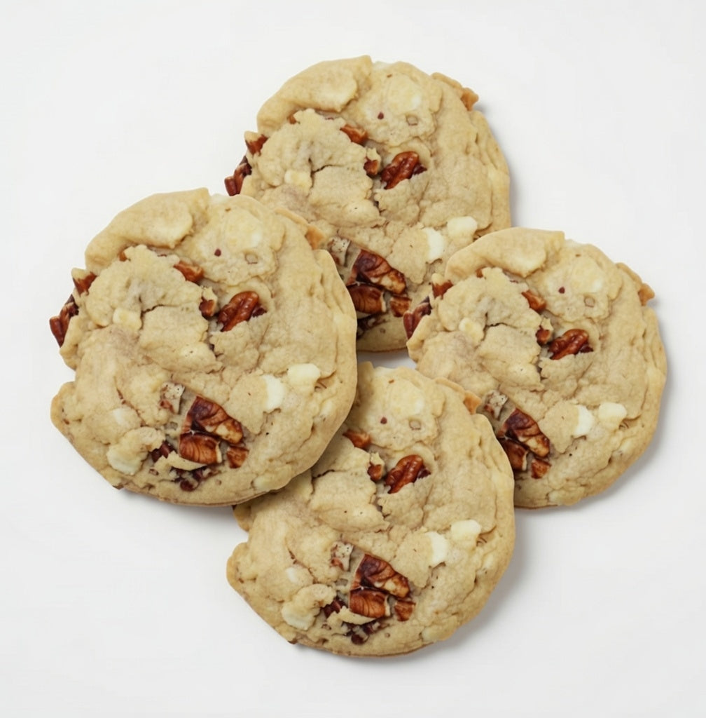 White Chocolate Chip Pecan Cookies