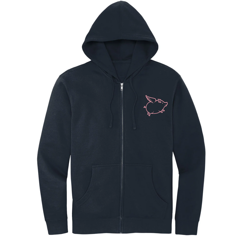 Black Zip Hoodie